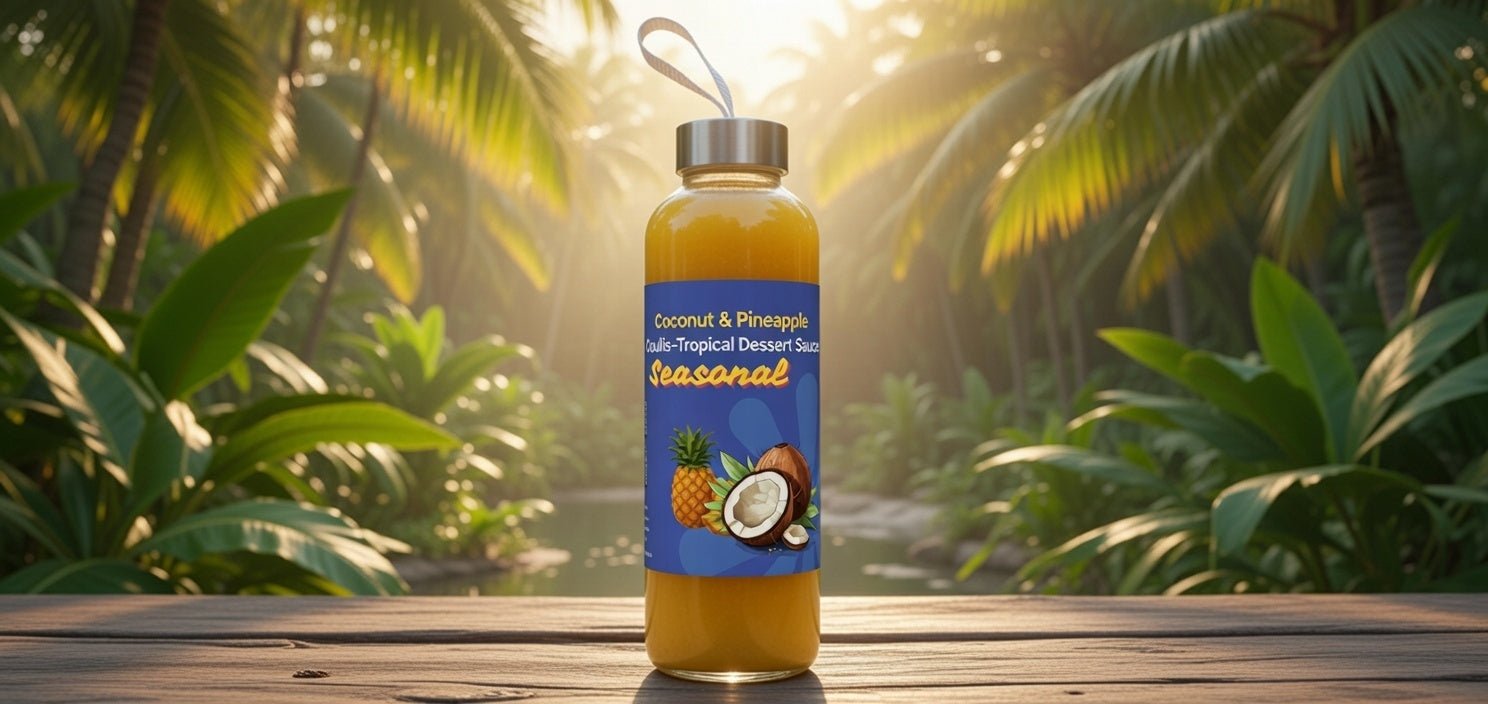 Coconut & Pineapple Coulis – Tropical Dessert Sauce - Porters Reserve